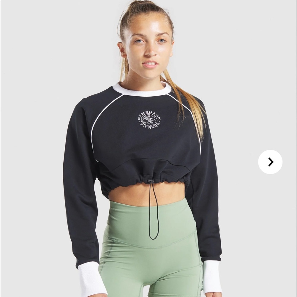 Gymshark cropped legacy sweater